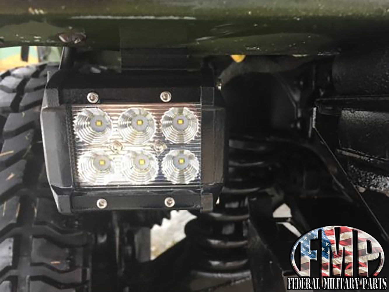  Blackout Light 24V- Fits all US Military Vehicles Using  Blackout Drive Light Including M998 Humvee, Green : Health & Household