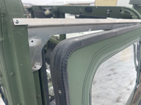 2nd Gen. Roof Side Rail Pair with Built-In Door Gap Filler, 2-Door or 4-Door, fits HUMVEE