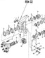 八包黑色 Lug 螺母用于安装军用轮胎悍马轮胎车轮轮圈 M1101 M1102