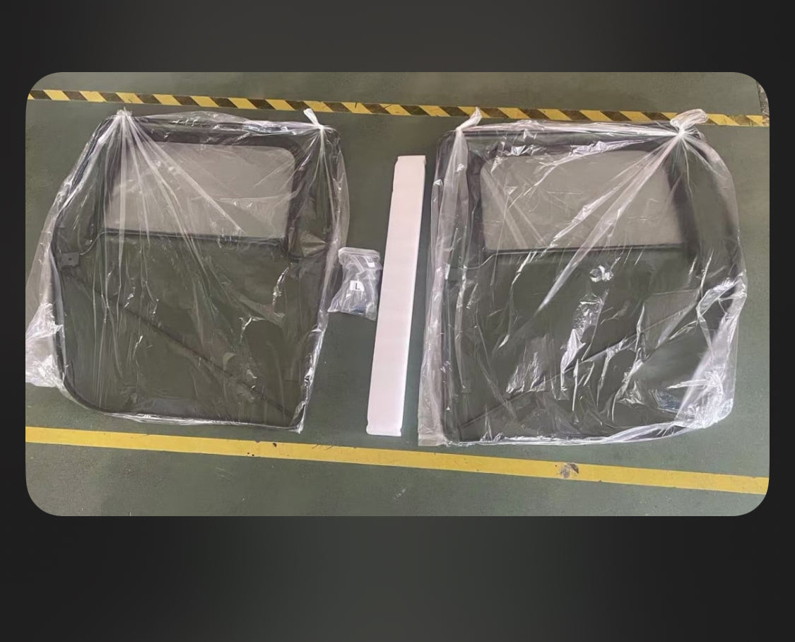 NEW Soft Canvas Doors, Set of 4, Green, Fits Military Humvee HMMWV