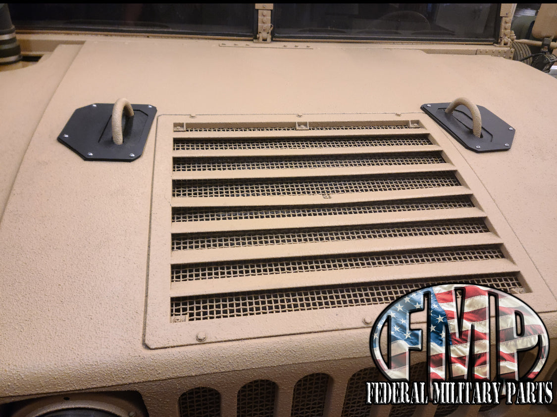 Hood Reinforcement Plates, Fits Military Humvee