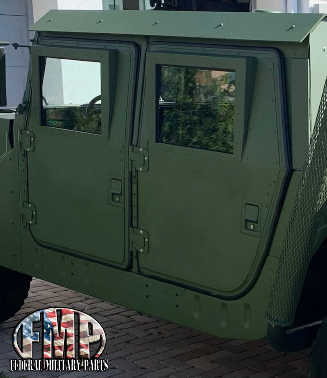 Humvee X-Doors paire avant ou arrière noir, bronzage ou verte portes dures