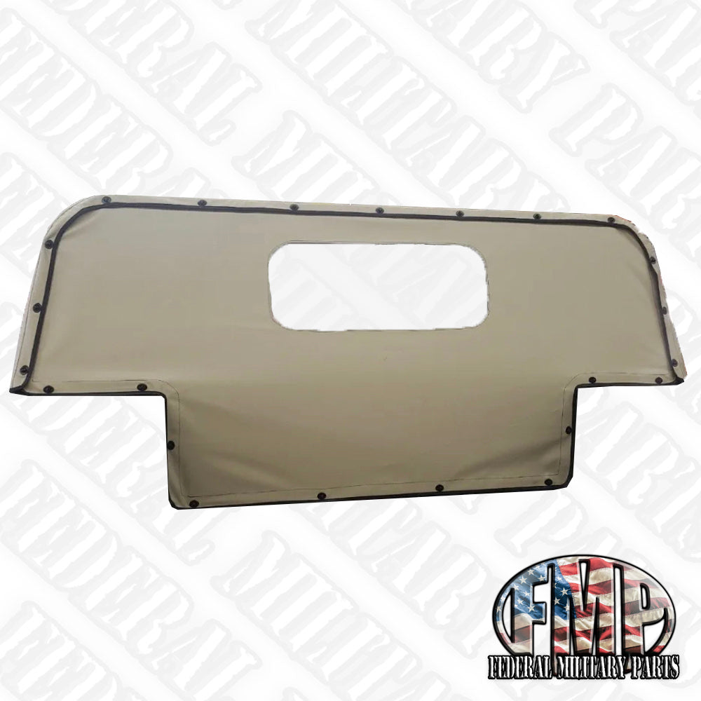 Canvas Curtain fits Military Humvee Seals Tightly Install or Remove in Minutes