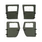 NEW Soft Canvas Doors, Set of 4, Green, Fits Military Humvee HMMWV