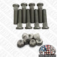 "Gear Hub" Mounting Wheel Stud Bolts + Tapered Lug Nuts for Military Tires including Humvee Tires Wheels Rims M1101 M1102