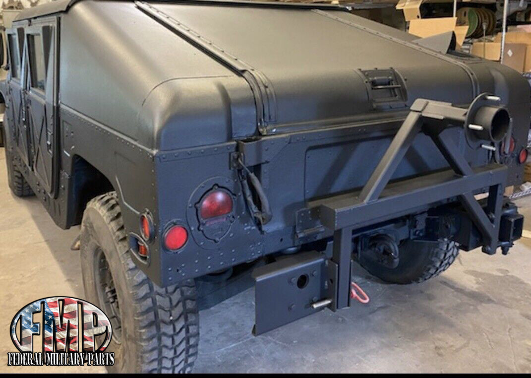 Swing Away Military Humvee Tire Carrier Mounts On Rear Bumper Federal